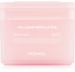 MEDIHEAL Collagen Ampoule Pad tonizáló párnák a bőr hidratálásáért és feszességéért 100 db