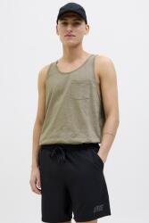 JACK & JONES Jack & Jones, Mellzsebes top, Melange világosbarna, S (12273165-SILVER-SAGE-S)