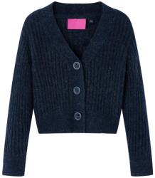 vidaXL Gyermek kötött kardigán, sötétkék, 104 (14953)