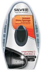Silver Premium cipőfényesítő szivacs, Fekete, 6ml