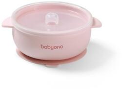 Babyono szilikon pohár, rózsaszín, fedéllel