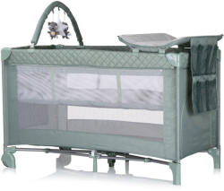 Chipolino Luna multifunkciós utazóágy - Basil - pepita - 38 840 Ft