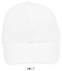 SOL'S Uniszex sapka SOL'S SO88100 Sol'S Buffalo - Six panel Cap -Egy méret, White/French Navy