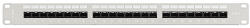 Lanberg patch panel 24 port 1U 19" CAT. 6 utp with cable organizer grey (PPU6-1124-S)