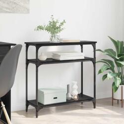 vidaXL Конзолна маса Черния дъб 75 x 29 x 75 см Инженерна дървесина (882204)