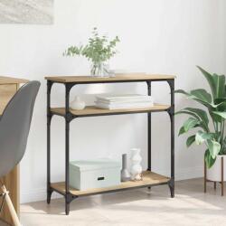 vidaXL Конзолна маса Дъб 75 x 29 x 75 см Инженерна дървесина (882203)