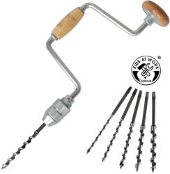  Asztalos furdancs 5 erős csigafúróval