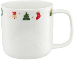 Ambition Scarf kötött mintájú bögre 370 ml fehér (5907078482712)