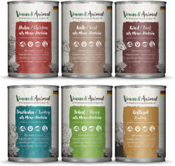  Venandi Animal 24x400g Venandi Animal nedves macskatáp 6 változattal