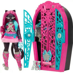 Mattel Monster High Skulltimate Secrets Hauntlywood Mysteries - Catty Noir baba (JBG82) - jatekbirodalom