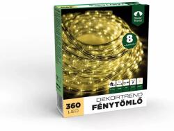 DekorTrend Fénykábel 10 m, meleg fehér, 8 funkció, KMF 107