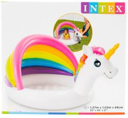 Intex Corp Bébi medence unikornis 127x102 cm Ajánlott 1-3 éves korig lányoknak (12368)