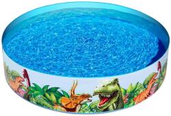 Bestway Dínós merevfalú medence - 183 x 38 cm Ajánlott 2-10 éves korig unisex (63374)