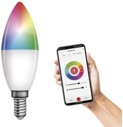 EMOS Gosmart LED izzó GoSmart gyertya E14 4, 8W (40 W) 470 lm RGB dimmelhető WiFi ZQW322R (ZQW322R)
