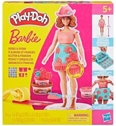 Hasbro Play-Doh: Barbie virágminták és rojtok gyurmaszett - Hasbro (G1360) - innotechshop