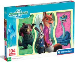 Clementoni Zootropolis 2 104 db-os puzzle - Clementoni (25082) - innotechshop
