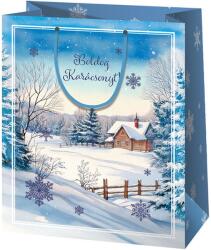 Cardex Cardex: Havas táj karácsonyi nagy méretű ajándéktáska 26x13x33cm (50333)