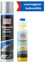 LIQUI MOLY Szélvédőmosó szuper konc. 1: 100 250ml + Szélvédőtisztító hab spray 300ml