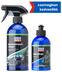 LIQUI MOLY Autóbelsőtér tisztító 500 ml + Bőrápoló 250ml