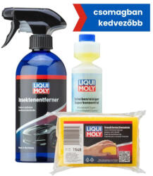LIQUI MOLY Szélvédőmosó szuper konc. 1: 100 250ml + Rovar eltávolító 500ml + Rovareltávolító szivacs (LMCSOMAG0027)