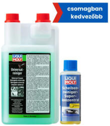 LIQUI MOLY Univerzális tisztító koncentrátum 1l + Szélvédőmosó szuper konc. 1: 100 50ml