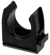  Csőbilincs, fekete, 16 mm átmérőjű csövekhez (082212)