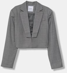 Pinko gyerek kabát gyapjú keverékből - szürke 158