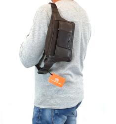 Giorgio Carelli sötétbarna övtáska GC338300-001