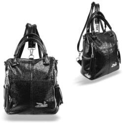 ZELLIA Női Hátizsák 24122 Fekete - Crystal 2 - (ZLK-24122-96147191)