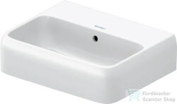 Duravit QATEGO 45x35 cm-es fali mosdó csaplyuk nélkül, HygieneGlaze felülettel, fehér 0746452060 (0746452060)
