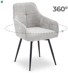 Mebel Elite Forgó Étkezőszék Szürke Színben. LARISA