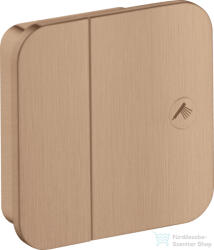 Hansgrohe AXOR ONE falsík alatti elzárószelep, szálcsiszolt vörös arany hatású 45771310 (45771310)