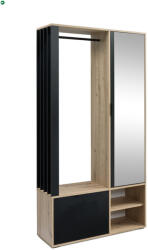 WIPMEB EMILO Előszoba szekrény kézműves tögy/fekete színben