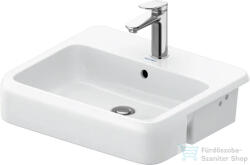 Duravit QATEGO 55x47 cm-es, félig beépíthető mosdó HygieneGlaze felülettel, fehér 0399552000 (0399552000)