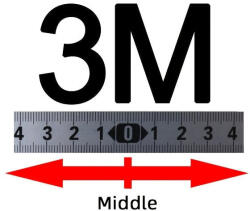  Öntapadós Fém Mérőszalag - Tartós, Rozsdamentes és Kopásálló Átlátszó Skálával