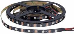  DC5V Digitális RGB LED szalag szett, 30 LED/m, tartozék USB vezérlővel
