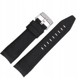  Lunokhod szíj Bőr (5210) fekete, fekete p. fényes kl (Pasek Lunokhod - Skóra (5210) czarny z c)