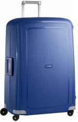 Samsonite S'CURE négykerekű sötétkék-szürke csatos óriás bőrönd 81cm 59244-1247
