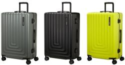 Samsonite FOCUS négykerekű, csatos közepes bőrönd 69 cm 154586 - minosegitaska