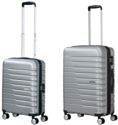 Samsonite FLASHLINE négykerekű két részes S, M bőröndszett-Ezüst - minosegitaska