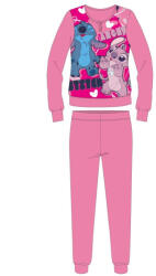  Disney Lilo és Stitch, A csillagkutya pamut gyerek pizsama (STI1921_roz_128)