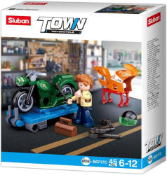 Sluban Town - Motoros szerviz építőjáték készlet (M38-B0717C)