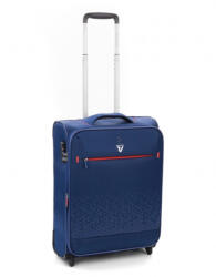 Roncato Crosslite 2 kerekes, bővíthető puhafedeles sötétkék kabinbőrönd 55 cm (R-4853SK)