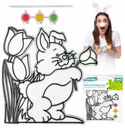 Artmaker Festhető húsvéti függődísz, kreatív dekoráció, húsvéti üvegfestés (wielkanocna zawieszka do malowania dla dzieci)