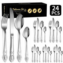 Zellerfeld Queen Silver Evőeszköz Szett 24 Tgl. Y564 (x747)