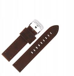 Space Race szíj Bőr (A663) barna világos fényes kl (Pasek Space Race - Skóra (A663) brązowy)
