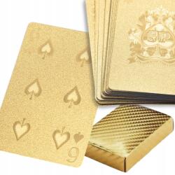  Játékkártyák Arany Műanyag Pakli 54 Vízálló Póker Kaszinó