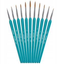 Artmaker Precíziós Festőecsetek Részletekhez Ecsetkészlet ecsetek 11 db (precyzyjne pędzle malarskie syntetyczne)