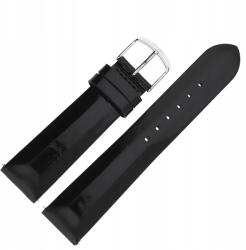  Undine szíj Bőr (A523) fekete sima acél kl (Pasek Undine - Skóra (A523) czarny gładk)