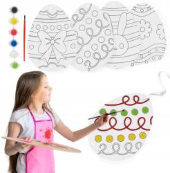Artmaker Húsvéti Festhető Díszek Gyerekeknek 4db-os Szett. Húsvéti Dekoráció (zawieszki wielkanocne do malowania jajka)